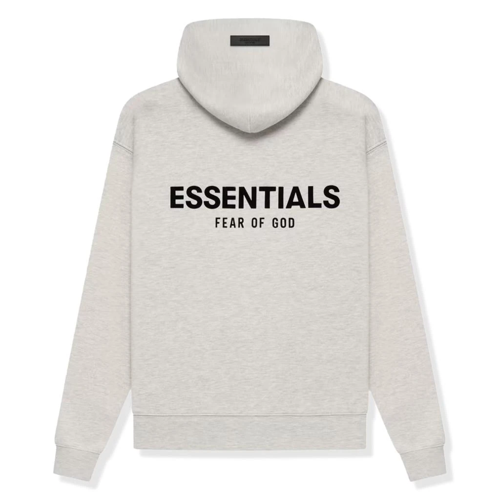 商品Essentials|Fear Of God Essentials Light Oatmeal Hoodie (SS22),价格¥1571-¥1571,第2张图片详细描述