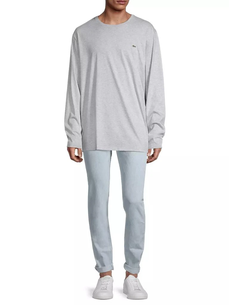 商品Lacoste|Long-Sleeve Cotton T-Shirt,价格¥385,第2张图片详细描述