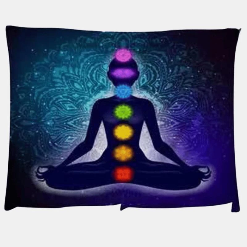 商品Vigor|Yoga Meditation Wall Hanging Boho Studio Room CHAKRAS,价格¥121,第1张图片