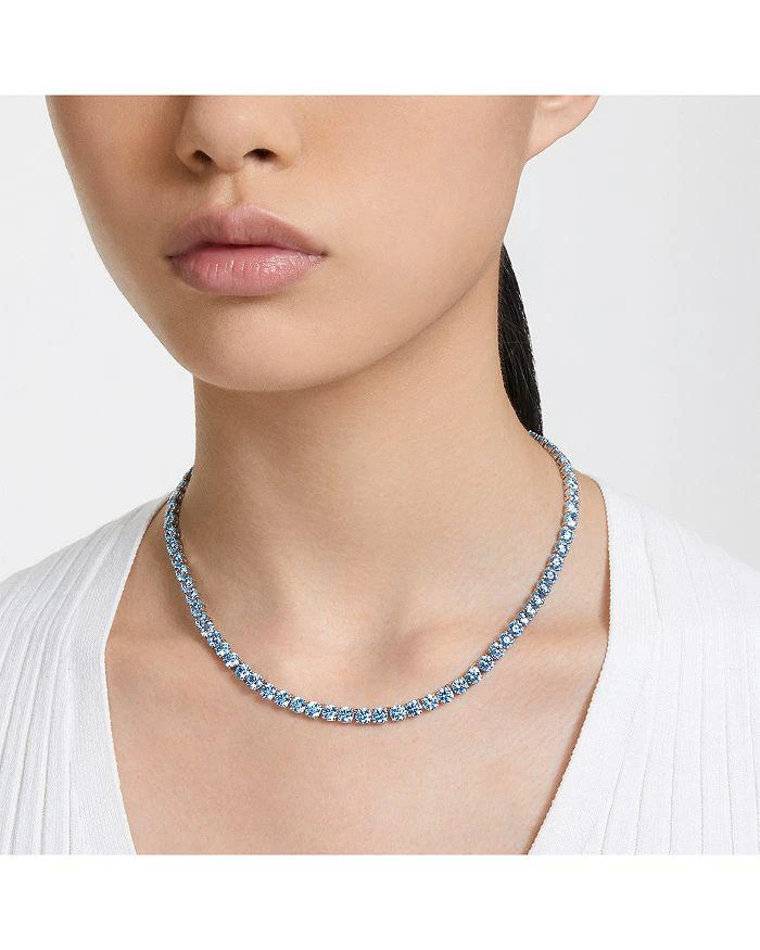 商品Swarovski|Matrix Crystal Tennis Necklace, 16.4",价格¥3236,第2张图片详细描述