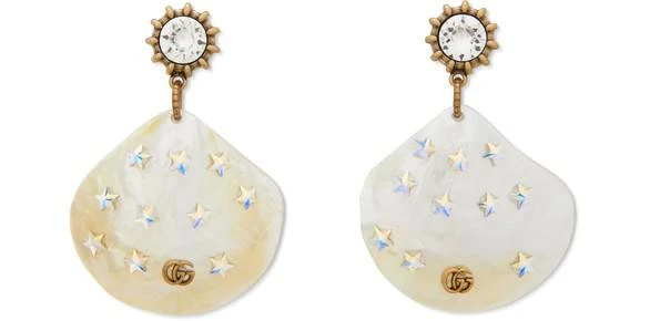 商品Gucci|Shell earrings,价格¥6966,第1张图片