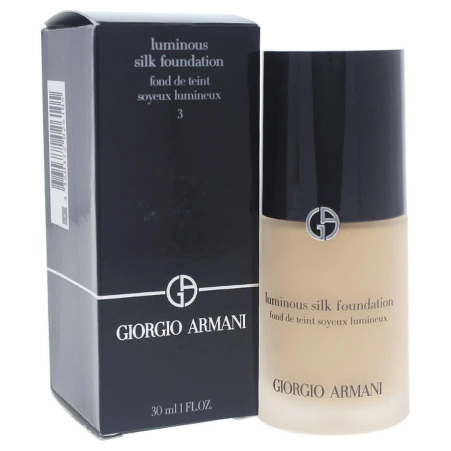 商品Giorgio Armani|Ladies Luminous Silk - # 3 Light/Warm 1 oz Foundation Makeup 3360372026105,价格¥429,第1张图片