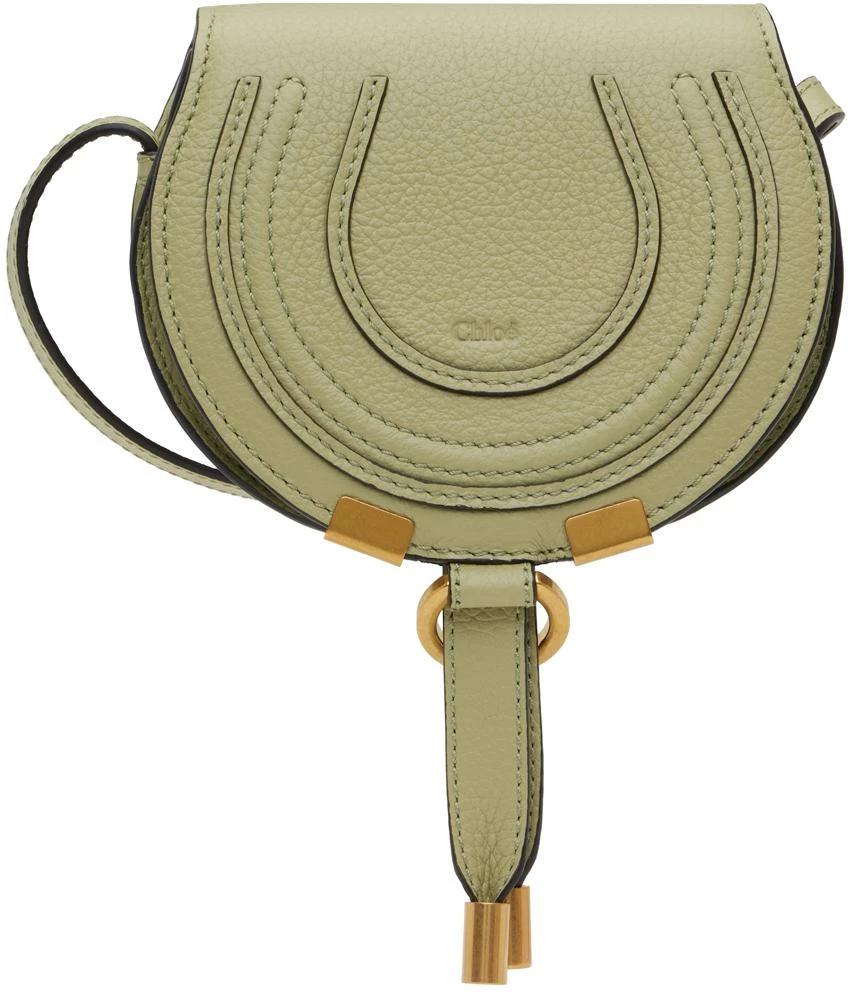 商品Chloé|Green Nano Marcie Saddle Bag,价格¥3503,第1张图片