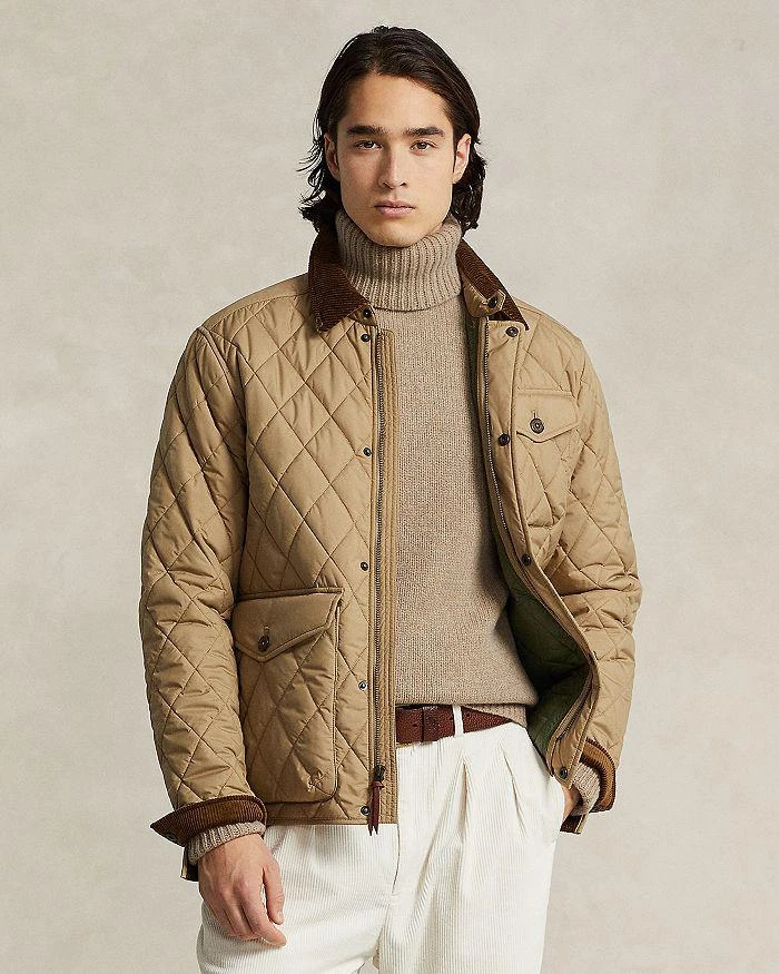 商品Ralph Lauren|Quilted Water Repellent Full Zip Jacket,价格¥2216,第3张图片详细描述