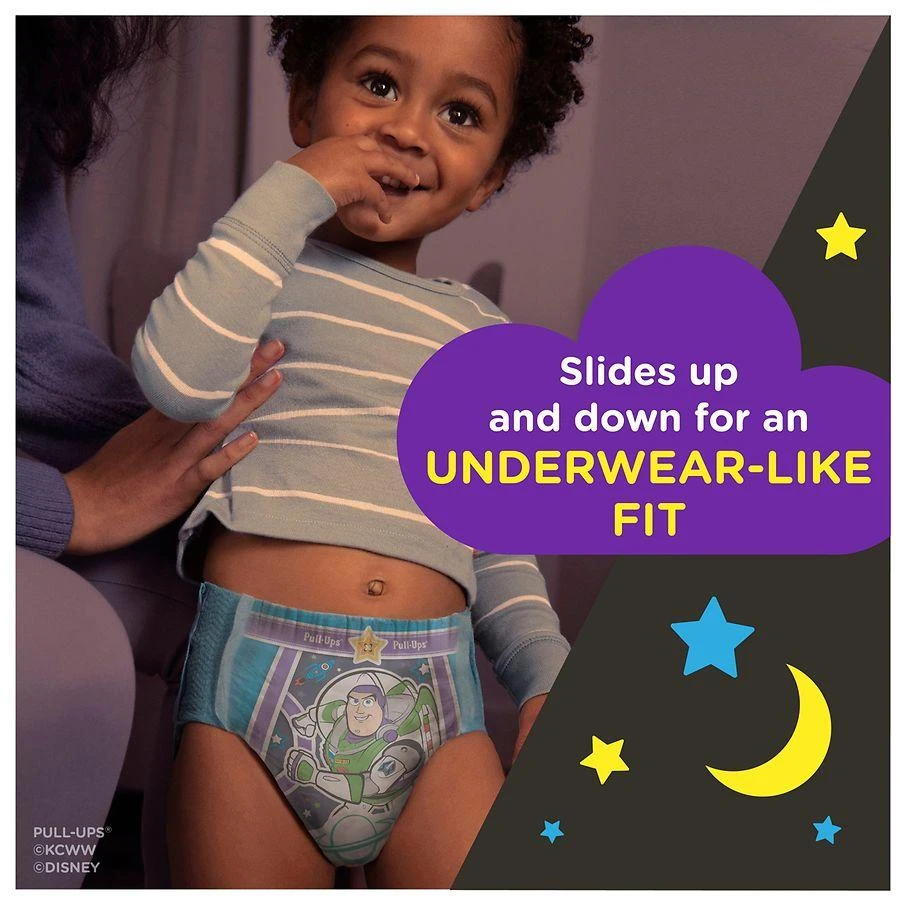 商品Huggies Pull-Ups|Boys' Night-Time Potty Training Pants Size 3T-4T,价格¥79,第2张图片详细描述
