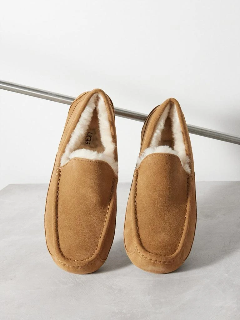 商品UGG|Ascot wool-lined suede slippers,价格¥384,第3张图片详细描述