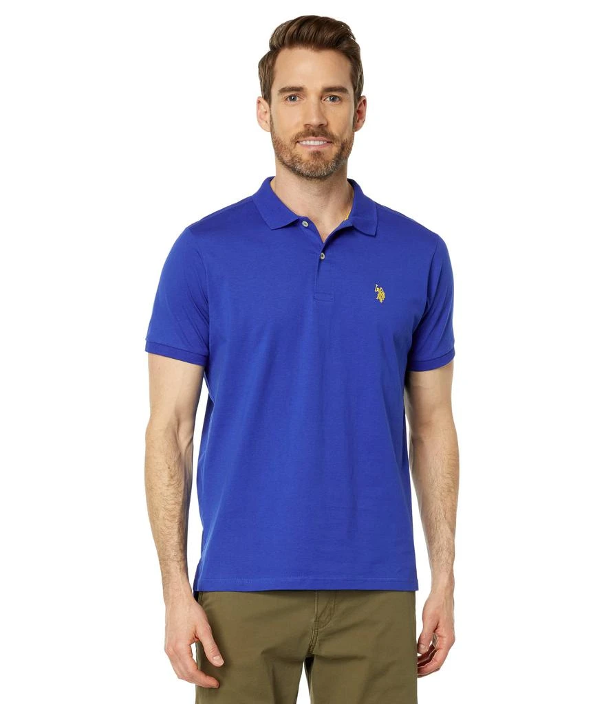 商品U.S. POLO ASSN.|Solid Jersey Polo Shirt,价格¥162,第1张图片