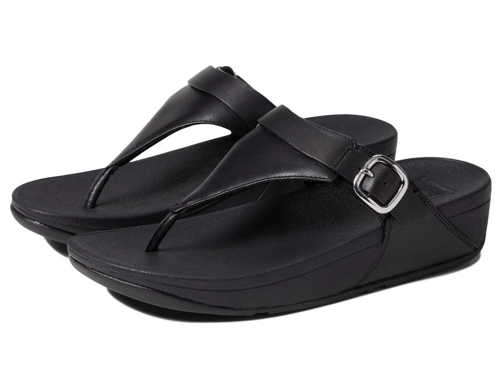 商品FitFlop|Lulu Adjustable Leather Toe Post Sandals,价格¥661,第1张图片