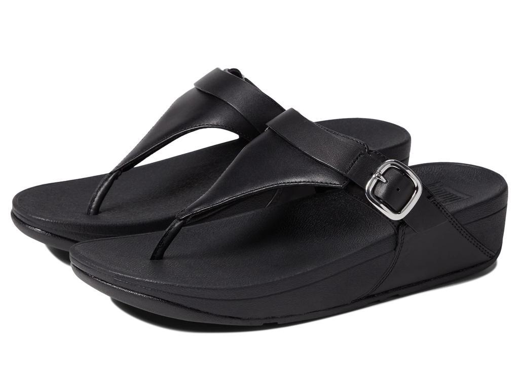 商品FitFlop|Lulu Adjustable Leather Toe Post Sandals,价格¥652-¥658,第1张图片