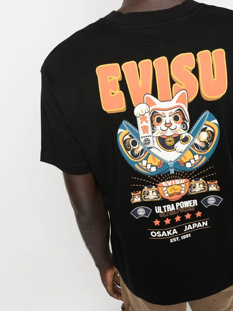 商品Evisu|EVISU - Cotton Logo T-shirt,价格¥922,第5张图片详细描述