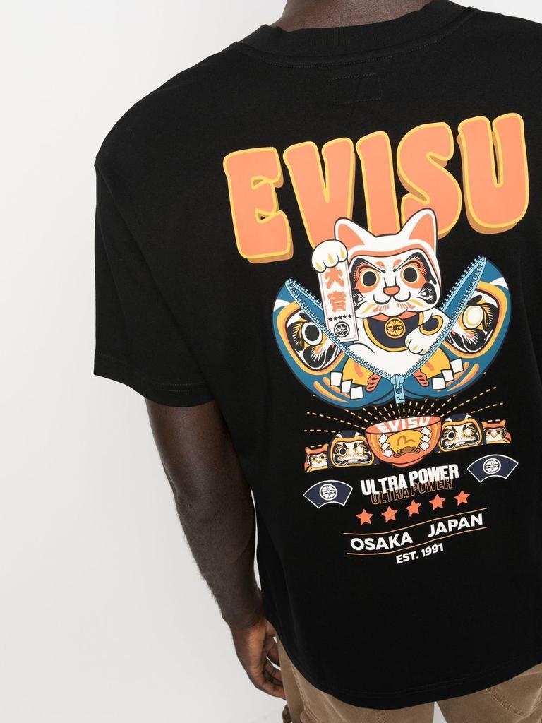 商品Evisu|EVISU Cotton logo t-shirt,价格¥772,第7张图片详细描述