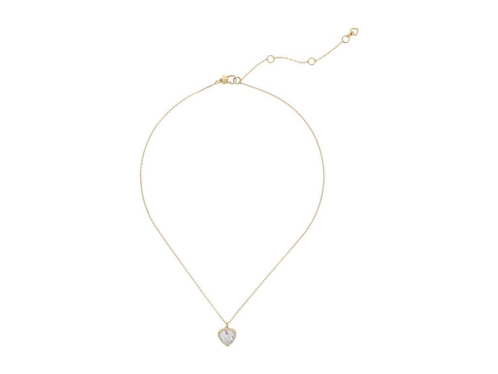 商品Kate Spade|My Love Pave Heart Pendant Necklace,价格¥487,第4张图片详细描述