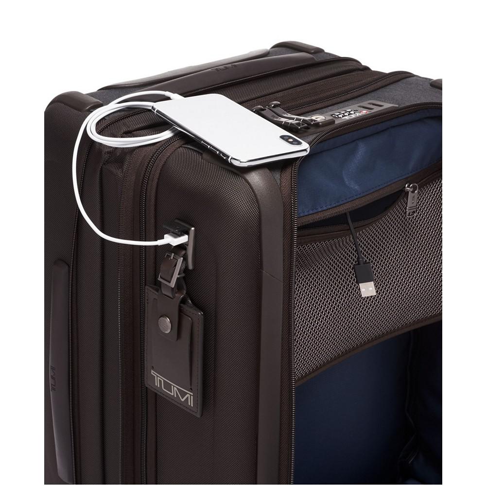 Alpha 3 International Expandable 4 Wheeled Carry-On Spinner Suitcase商品第5张图片规格展示