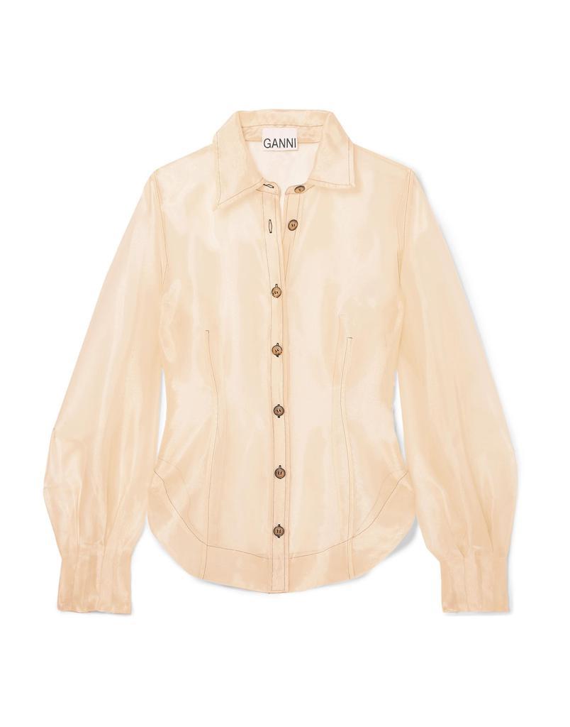 商品Ganni|Solid color shirts & blouses,价格¥924,第1张图片