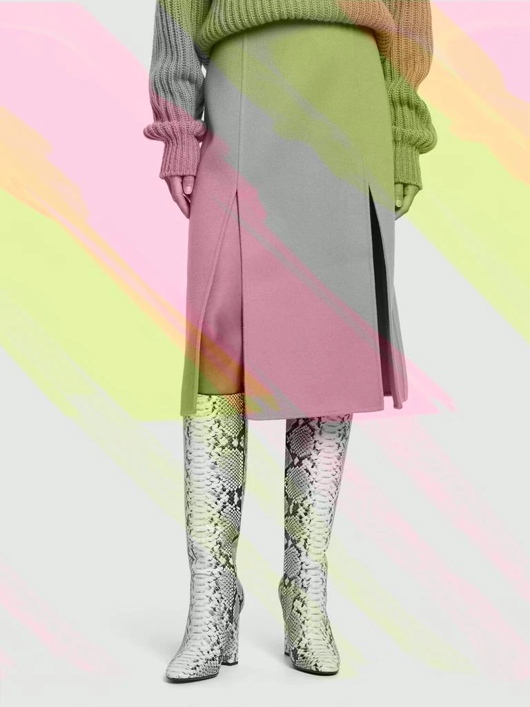 商品Michael Kors|110mm Carly Runway Python Print Boots,价格¥9164,第1张图片