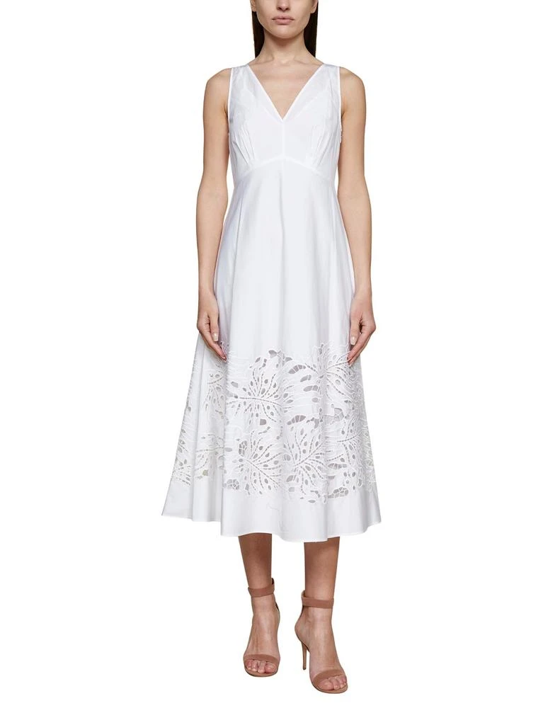 商品Max Mara|Max Mara Studio V-Neck Embroidered Sleeveless Dress,价格¥2091,第2张图片详细描述