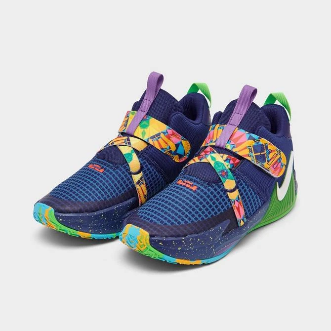 商品NIKE|Little Kids' Nike LeBron Witness 7 Stretch Lace Basketball Shoes,价格¥637,第2张图片详细描述