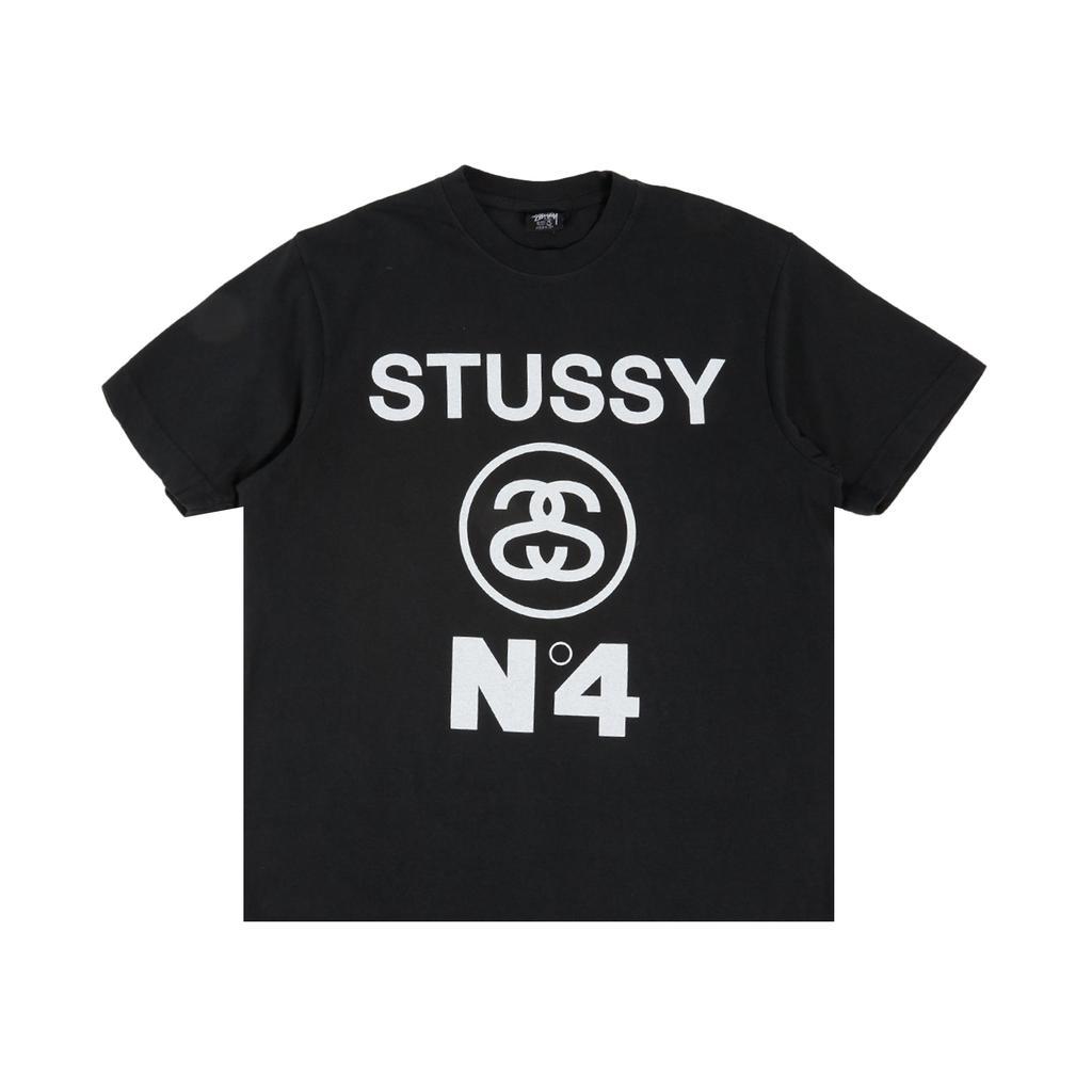 商品STUSSY|Stussy No. 4 Pigment Dyed Short Sleeve T-Shirt - men's,价格¥293,第1张图片