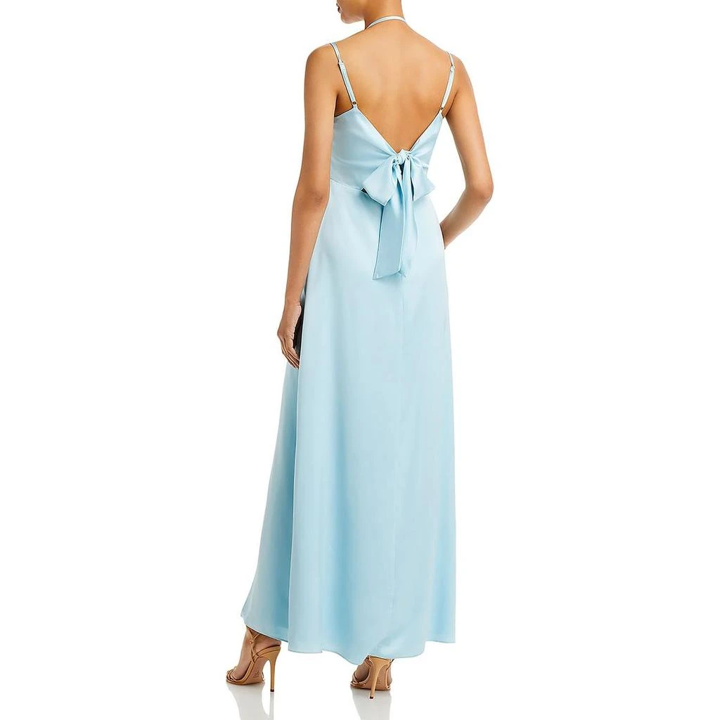 商品AQUA|Aqua Womens Satin Bow Back Evening Dress,价格¥217,第3张图片详细描述