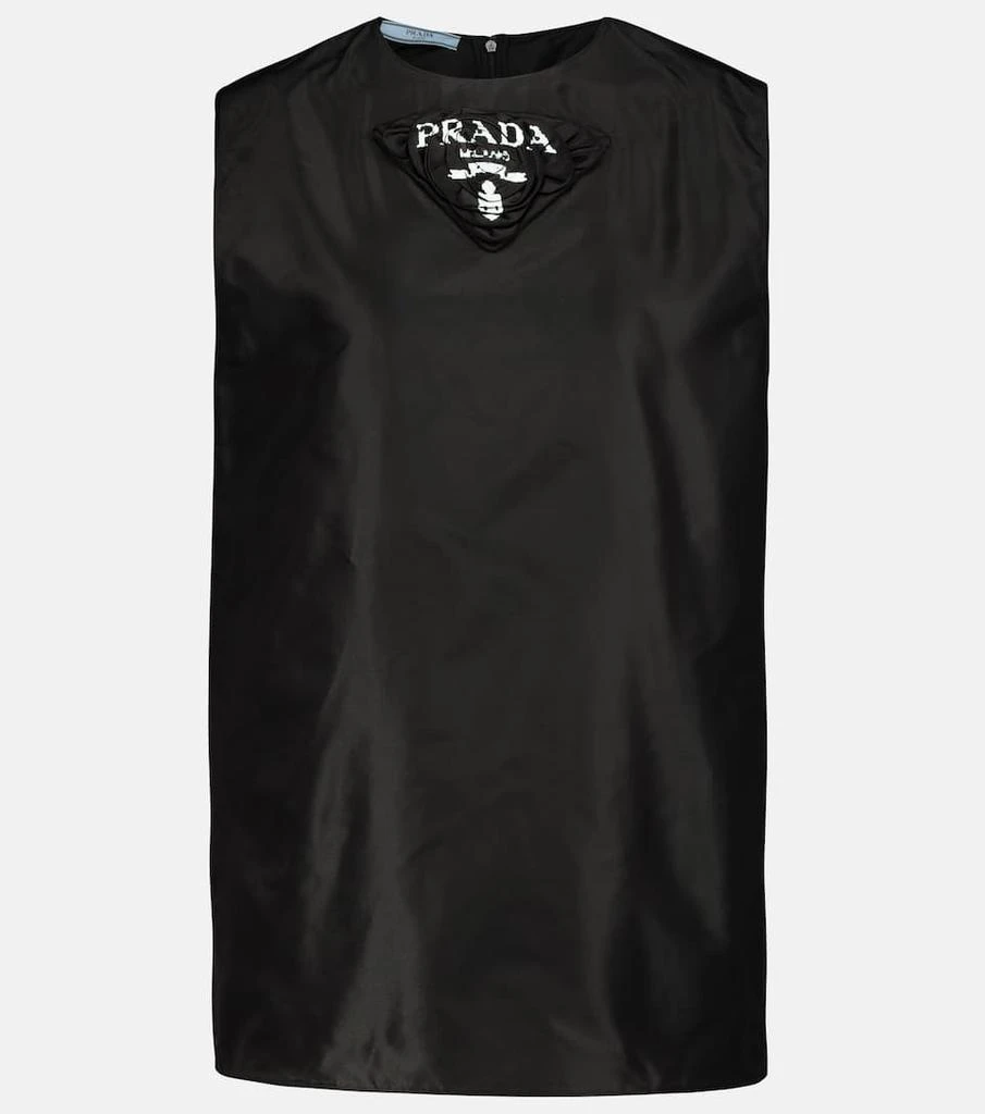 商品Prada|Silk taffeta tank top,价格¥8223,第1张图片