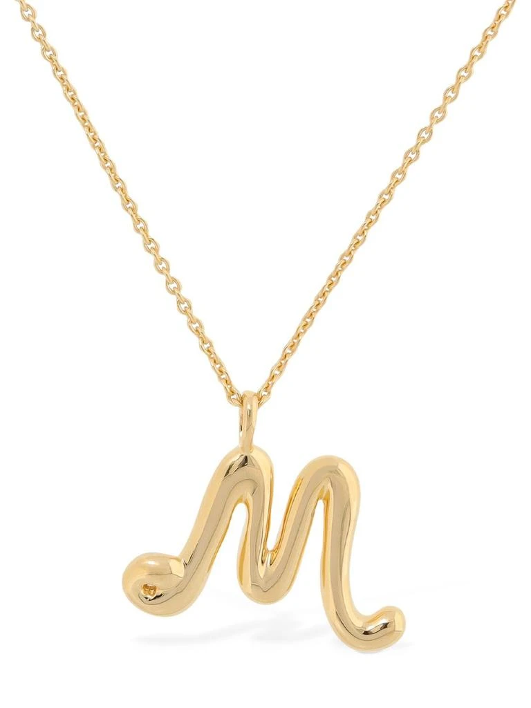 商品Missoma|Curvy Molten "m" Pendant Necklace,价格¥858,第1张图片