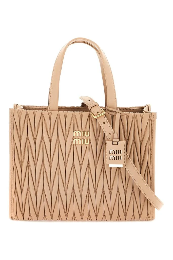 商品Miu Miu|Miu miu matelasse nappa leather tote bag,价格¥8150,第1张图片