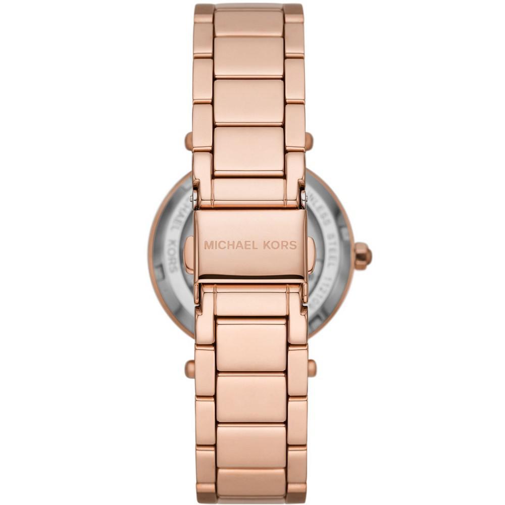 商品Michael Kors|Women's Parker Rose Gold-Tone Stainless Steel Bracelet Watch, 33mm,价格¥1397,第4张图片详细描述