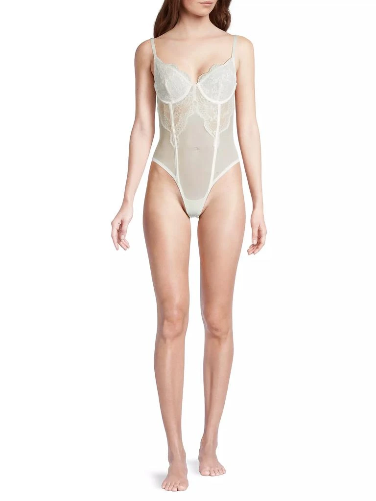 商品Kat the Label|Maeve Mesh &amp; Lace Bodysuit,价格¥267,第2张图片详细描述
