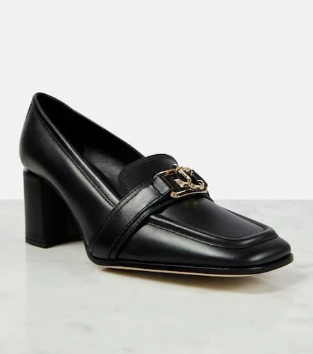 Evin 65 leather loafer pumps 商品