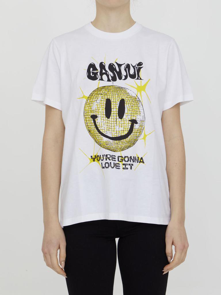 商品Ganni|Smiley t-shirt,价格¥778,第1张图片