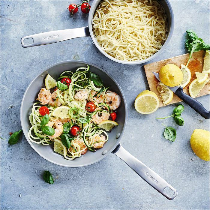 商品Greenpan|Chatham 10-Piece Ceramic Nonstick Cookware Set,价格¥1194,第4张图片详细描述