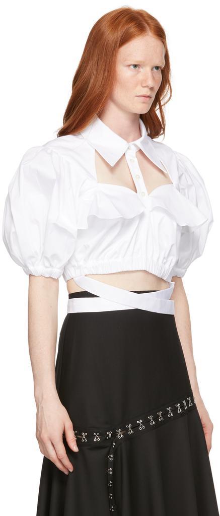 商品Rokh|White Open Top Shirt,价格¥3044,第4张图片详细描述