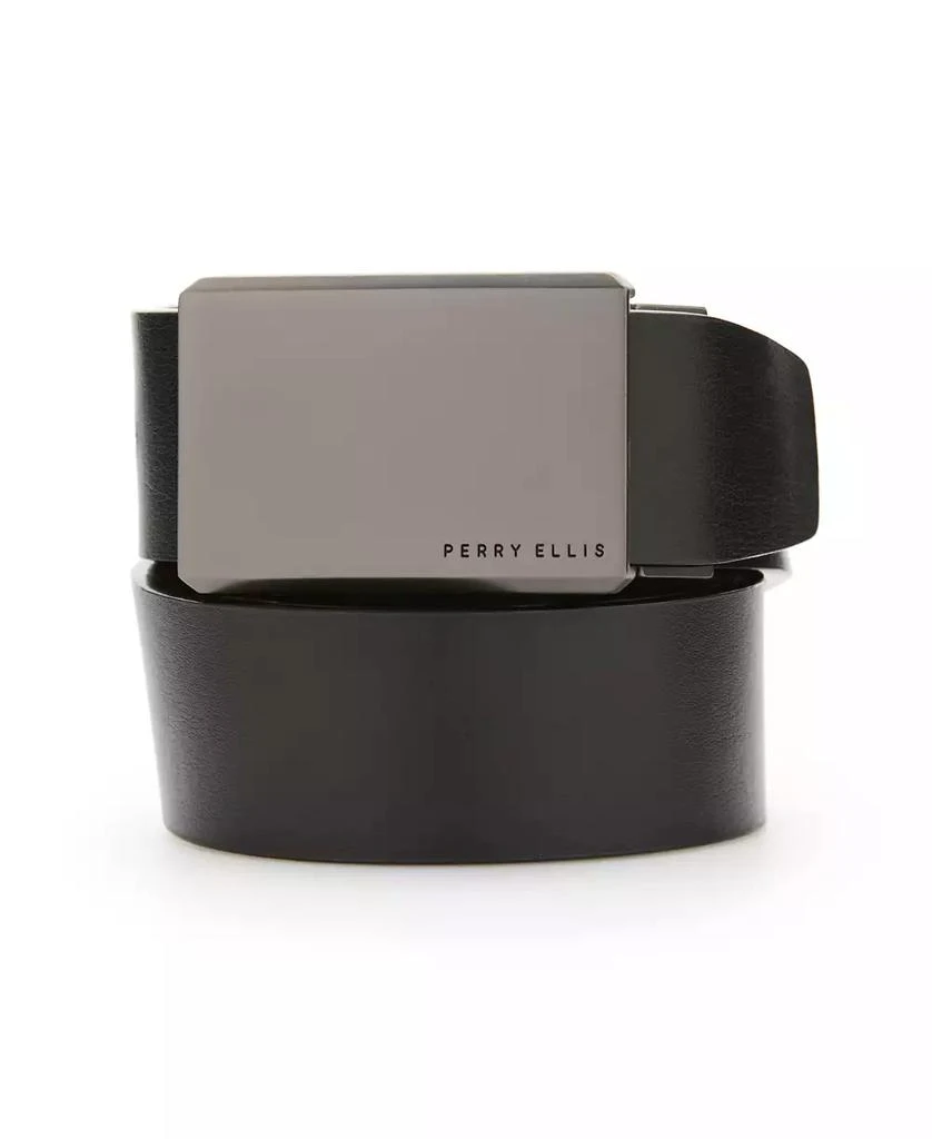 商品Perry Ellis|Men's Plaque Reversible Belt,价格¥234,第2张图片详细描述