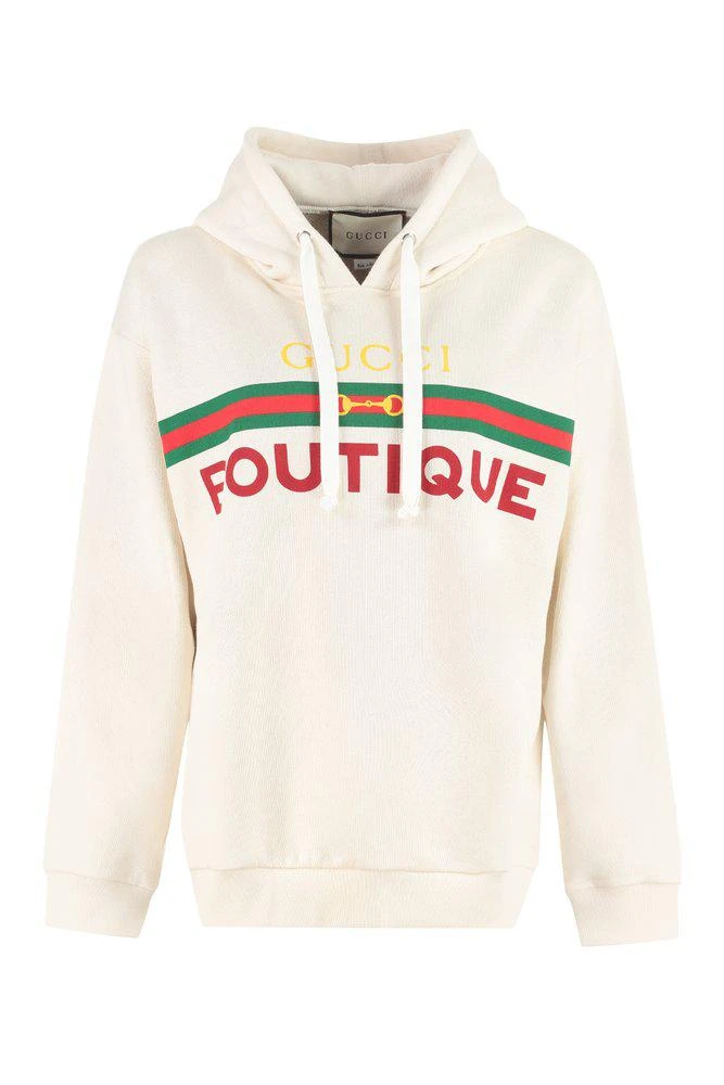 商品Gucci|Gucci Boutique Print Oversized Hoodie,价格¥5556,第1张图片