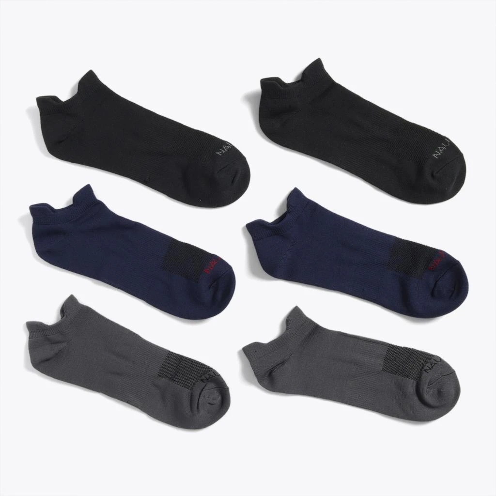 商品Nautica|Nautica Mens Athletic Low-Cut Microfiber Socks, 6-Pack,价格¥68,第1张图片