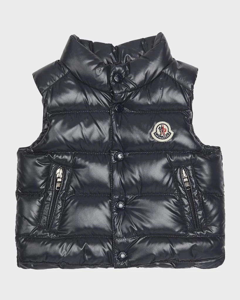 商品Moncler|Boy's Bernard Shiny Vest, Size 6M-3,价格¥3089,第1张图片