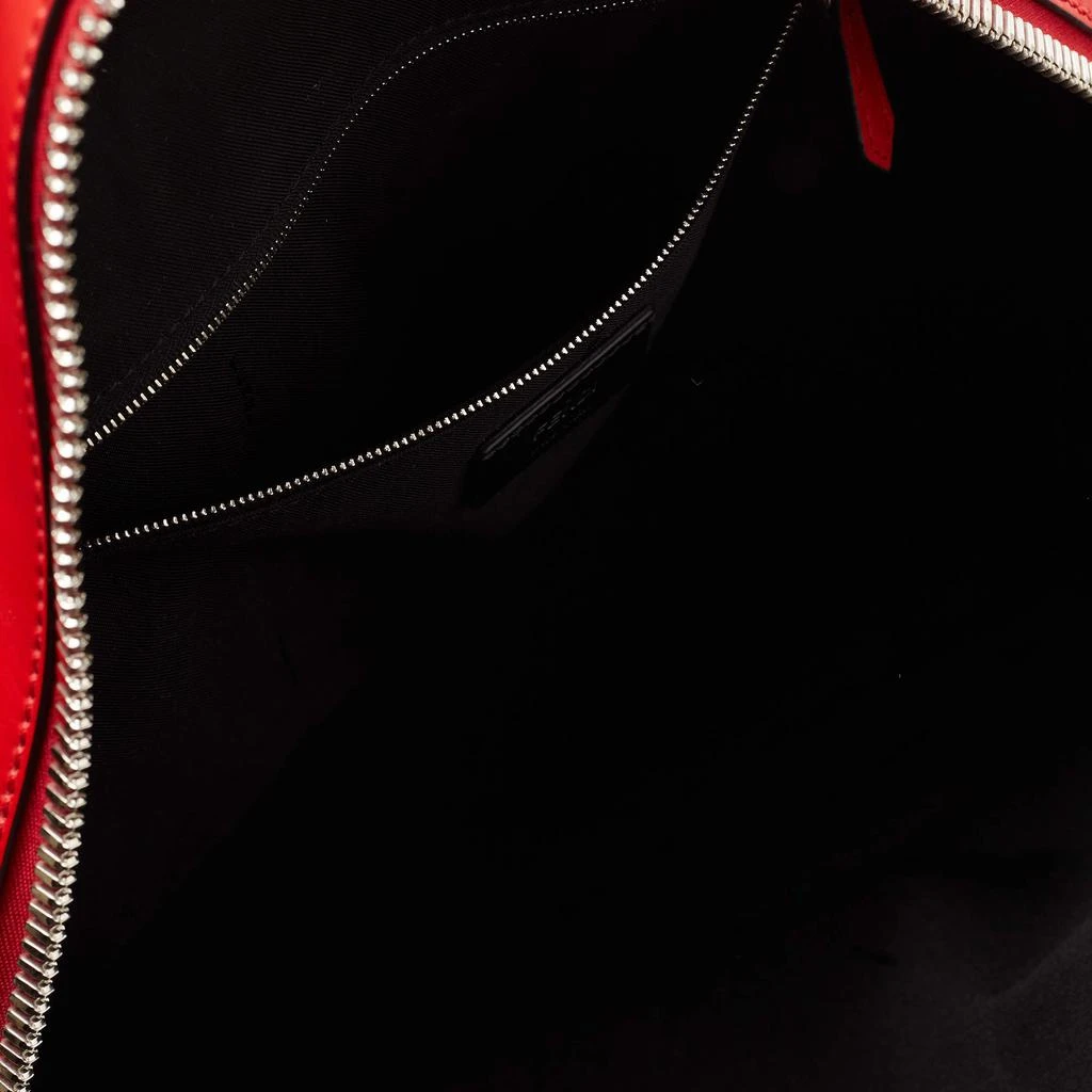 Fendi Red/Black Nylon and Leather Face No Words Emoticon Backpack 商品