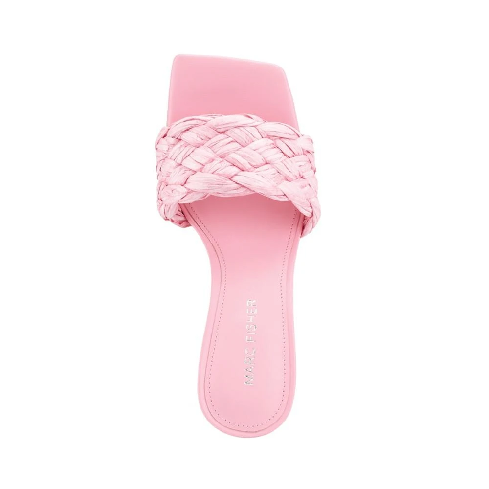 商品Marc Fisher|Women's Barsana Heeled Slide Sandals,价格¥401,第4张图片详细描述