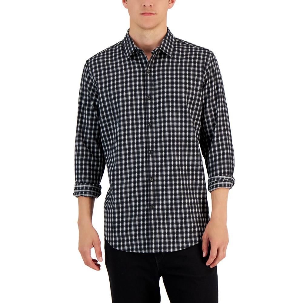 Men's Check-Print Shirt, Created for Macy's商品第1张图片规格展示