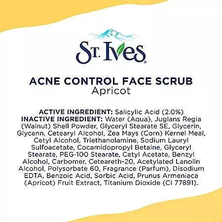 St. Ives Acne Control Apricot Scrub, 6 oz., 3 pk. 商品