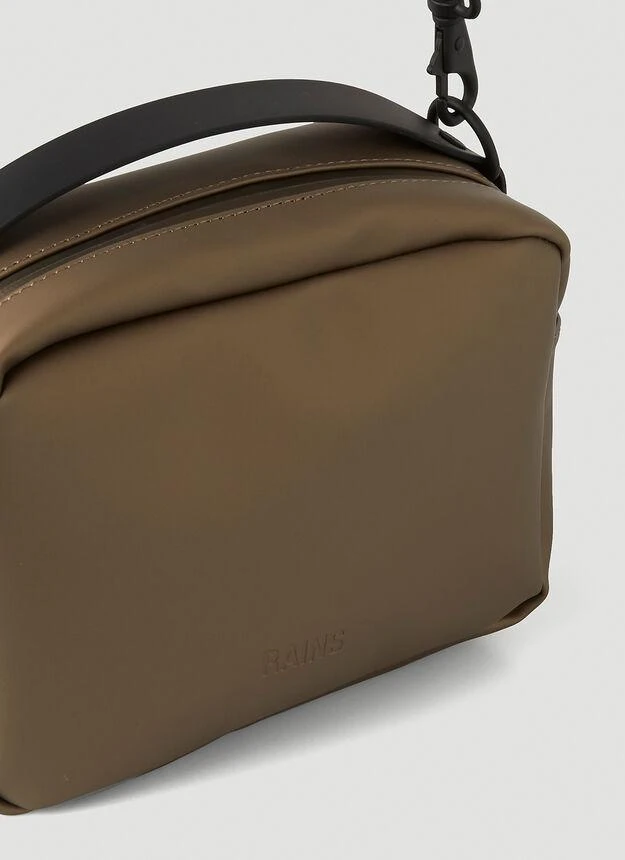 商品RAINS|Mirco Box Crossbody Bag in Brown,价格¥362,第4张图片详细描述