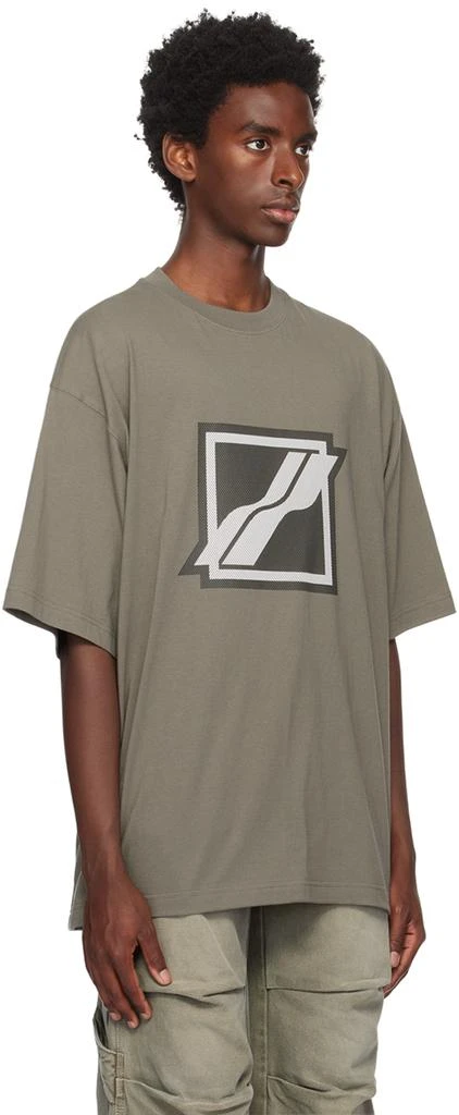 商品We11done|Khaki Bonded T-Shirt,价格¥685,第2张图片详细描述