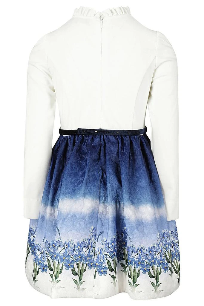 商品MONNALISA|Monnalisa Floral-Printed Bow-Detailed Dress,价格¥1519,第2张图片详细描述