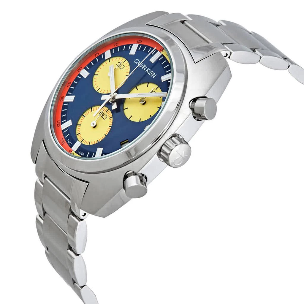 商品Calvin Klein|Calvin Klein Achieve Chronograph Quartz Blue Dial Mens Watch K8W3714N,价格¥434,第2张图片详细描述