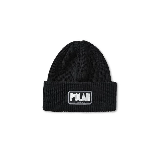 商品Polar Skate Co.|Polar Skate Co. Earthquake Merino Beanie - Black,价格¥376,第1张图片