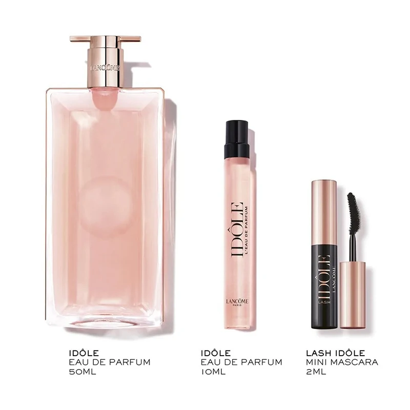 Lancome兰蔻IDOLE是我香水套装 浓香水50ml+浓香水10ml+睫毛膏2ml 商品