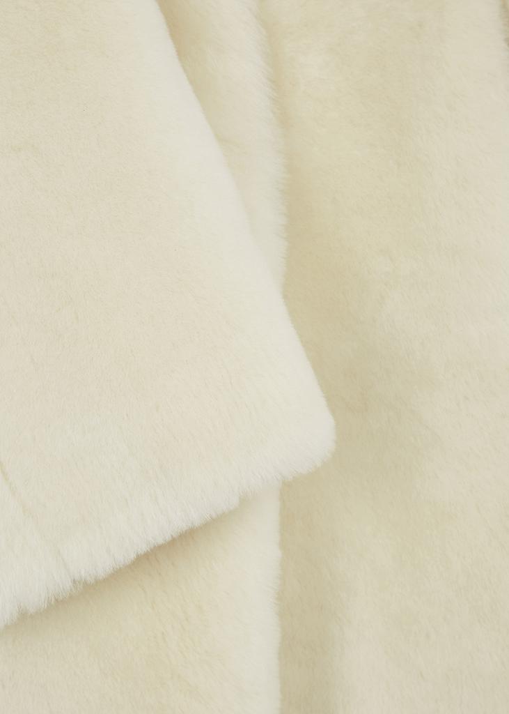 Ivory reversible shearling coat商品第5张图片规格展示