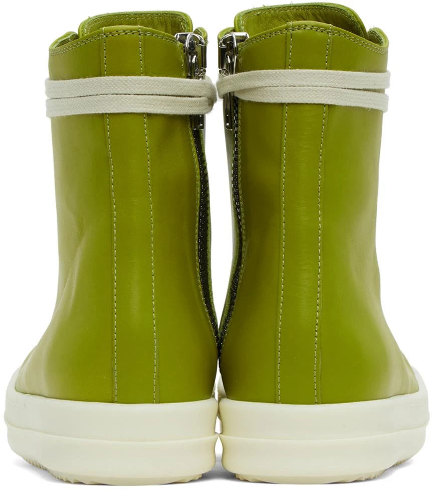 商品Rick Owens|Green High Sneakers,价格¥6635,第2张图片详细描述