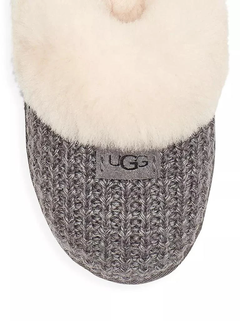 商品UGG|Cozy Sheepskin-Lined Knit Slippers,价格¥902,第4张图片详细描述