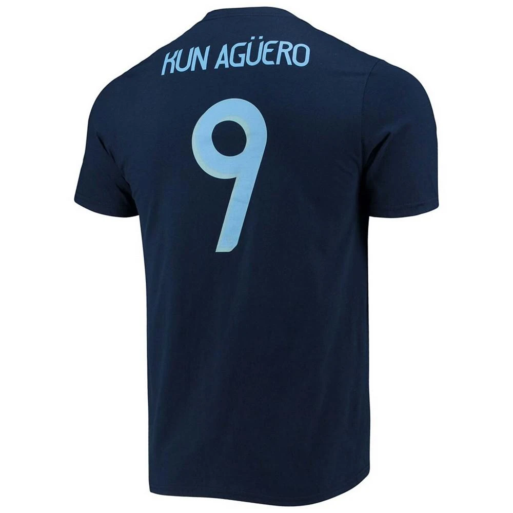 商品Adidas|Men's Sergio Aguero Navy Argentina National Team Amplifier Name Number T-shirt,价格¥226,第2张图片详细描述